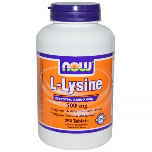 L-Lysine, 500 mg - 250 tablets