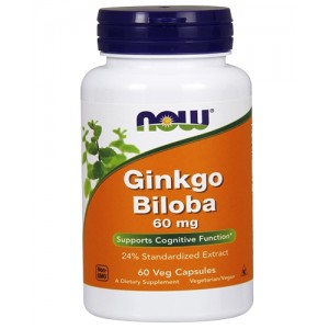 Ginkgo Biloba 60 мг - 60 веган капс Фото №1