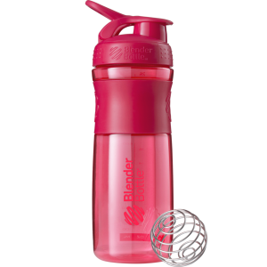 Шейкер SportMixer з кулькою 820 ml Pink