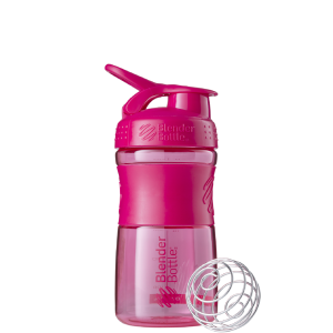 Шейкер SportMixer с шариком 590 ml Pink