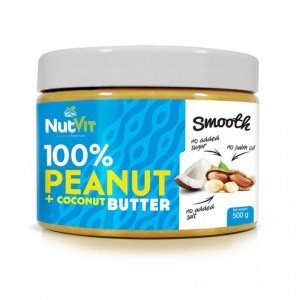 NutVit 100% Peanut + Coconut Butter (500 грам) Фото №1