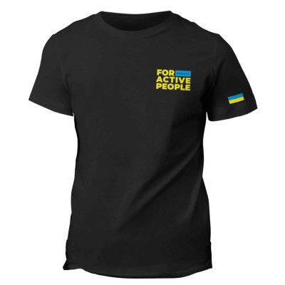 New Ukrainian logo с флагом - мужская