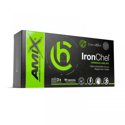 ChelaZone IronChel Iron/Ferrous/Bisglycinate Chelate - 90 веган капс