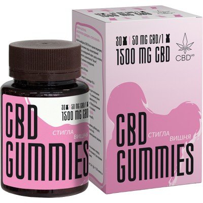 Желейные медвежата с CBD 50 мг - 30 шт - спелая вишня