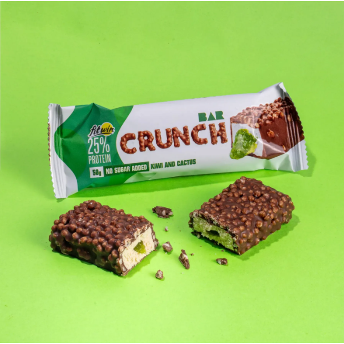 FitWin Батончик Crunch Bar 25% - 50 г - ківі та кактус