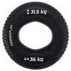 Еспандер кистьовий силіконовий PowerPlay PP-4330 Hand Grip Loops Hard (31.5-36 кг) - чорний