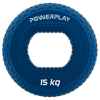 Эспандер кистевой силиконовый PowerPlay PP-4333 Hand Grip Light - 15 кг - голубой