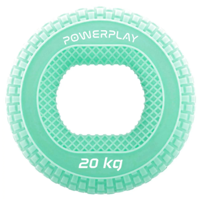 Эспандер кистевой силиконовый PowerPlay PP-4333 Hand Grip Medium - 20 кг - зеленый