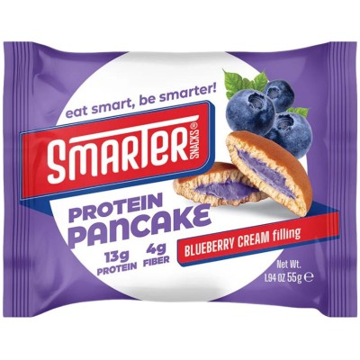Белковый панкейк с кремовой начинкой со вкусом "черника" (Protein Pancake) - 55г