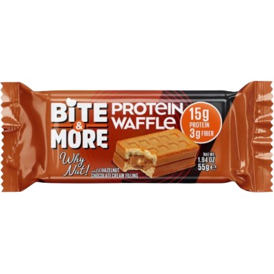 Белковые вафли с кремовой начинкой со вкусом "лесной орех-шоколад" (Protein Waffle) - 55г