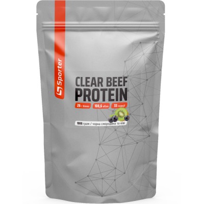 Clear BEEF Protein - 1 кг - чорна смородина - ківі