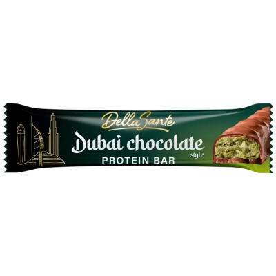 Батончик Della Sante Style Protein Bar, 45 г - дубайский шоколад