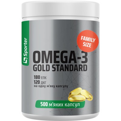 Omega 3 Gold Standard - 500 гелевых капсул
