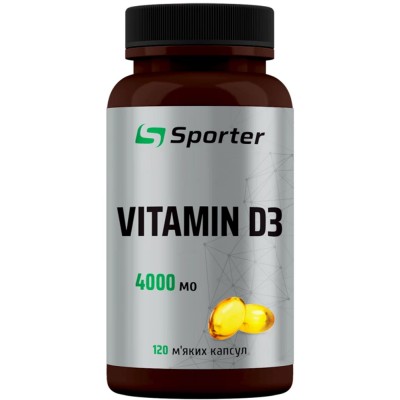 Vitamin D3 4000 ME - 120 гелевых капсул