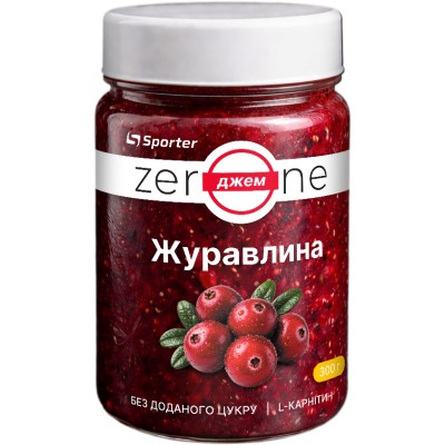 Джем Zero One ягодный - 300 г - клюква