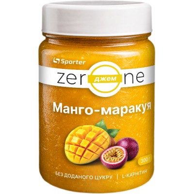 Джем Zero One фруктовый - 300 г - манго-маракуя