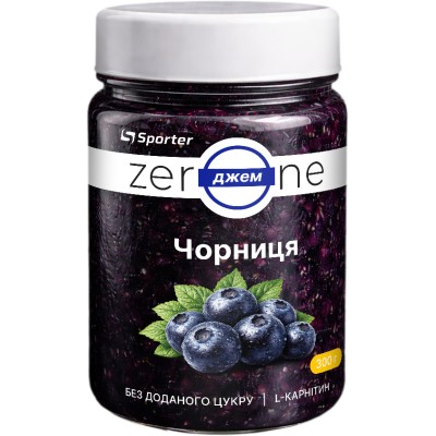Джем Zero One ягодный - 300 г - черника