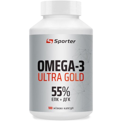 Omega-3 Ultra Gold 55% - 180 мягких капсул
