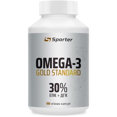 Omega-3 Gold Standard 30% - 180 мягких капсул