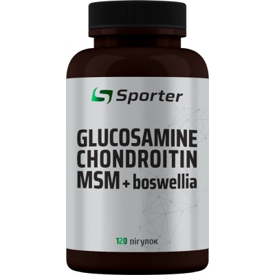 Glucosamine Chondritin MSM + Boswellia - 120 таб