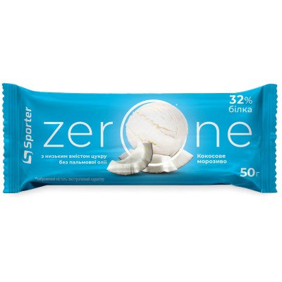 Батончик Zero One 50 г - кокосовое мороженое NEW