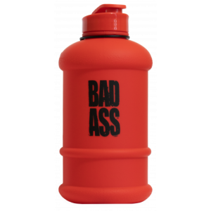 Бутилка для води BAD ASS 1.3 л - червоний-чорний