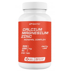 Calcium Magnesium Zinc - 120 таб Фото №1