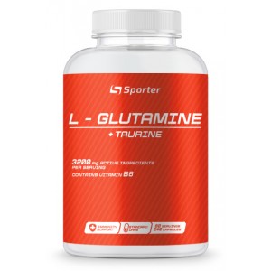 L - Glutamine + taurine - 240 капс Фото №1
