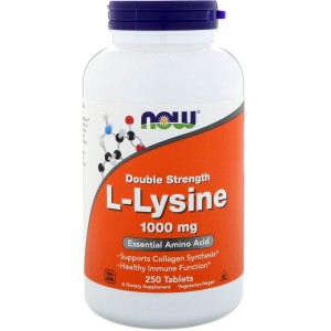 L-Lysine, 1000 мг  - 250 таб Фото №1