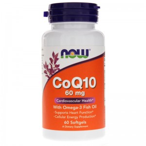 CoQ10 60 мг  with Omega-3 софт гель 60 капс