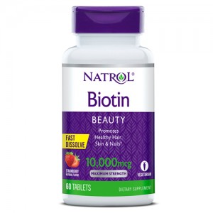 Biotin 10,000 mcg Fast Dissolve 60 таб