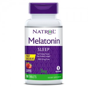 Melatonin 3 mg Fast Dissolve 90 таб Фото №1