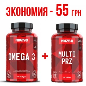 Prozis Multi PRZ - 60 tabs + Omega 3  90 Softgels Фото №1