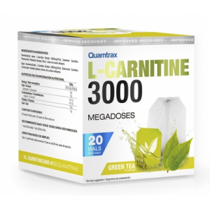 L-Carnitine 3000 - 20 флаконів - зелений чай