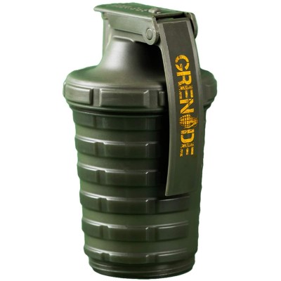 Shaker - 600 мл - green с дополнительным отсеком