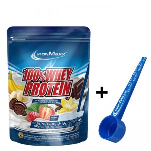 100% Whey Protein - 500 г+ IronMaxx Ложка - 25 мл (16 см) Фото №1