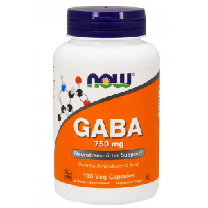 GABA 750 мг - 100 веган капс Фото №1