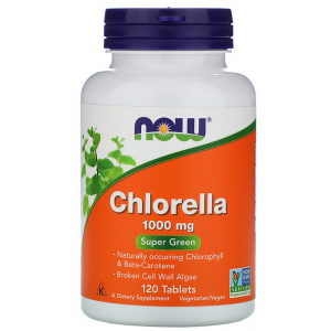 Chlorella 1000 mg - 120 таб Фото №1