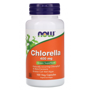 Chlorella 400 mg - 100 веган капс Фото №1