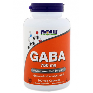 GABA 750 мг - 200 веган капс Фото №1