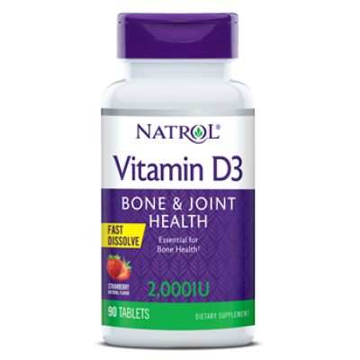 Vitamin D3 2,000 IU полуниці - 90 таб