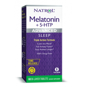 Melatonin Advanced Sleep & 5-HTP B/L - 60 таб Фото №1