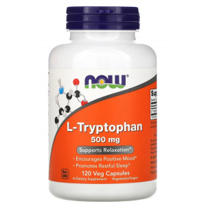 L-Tryptophan 500 мг - 120 веган капс Фото №1