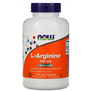 L-Arginine 500 мг 250 веган капс Фото №1