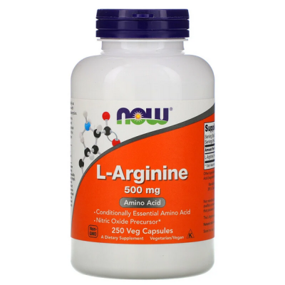 L-Arginine 500 мг 250 веган капс
