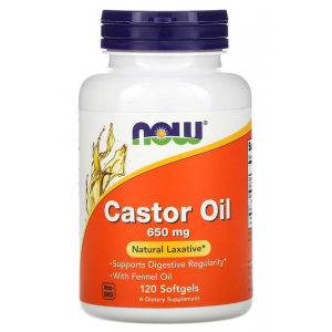 Castor Oil 650 мг - 120  софт гель Фото №1