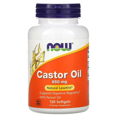 Castor Oil 650 мг - 120  софт гель