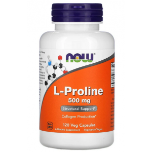 L-Proline 500 мг – 120 капс Фото №1