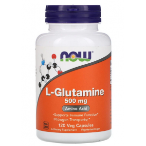 L-Glutamine 500 мг - 120 веган капс Фото №1