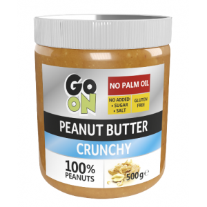 Peanut butter crunchy 500гр (стекло) Фото №1